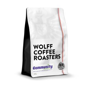 Wolff Coffee Roasters package of coffee beans